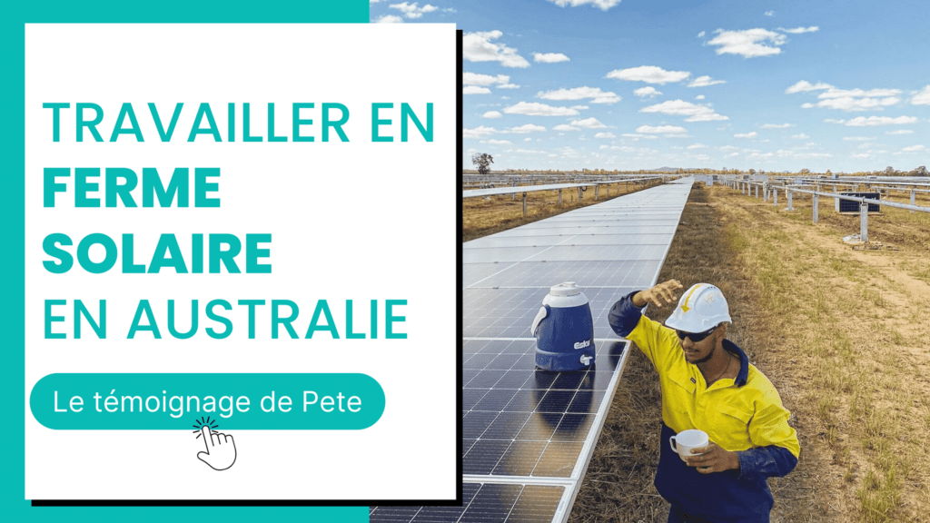 travailler en ferme solaire australie